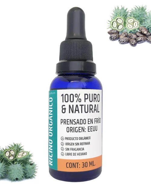 Aceite Ricino Higuerilla Orgánico x 30 ml.