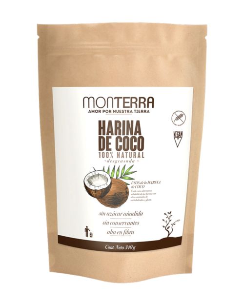 Harina Coco Natural Monterra x 340 grs.